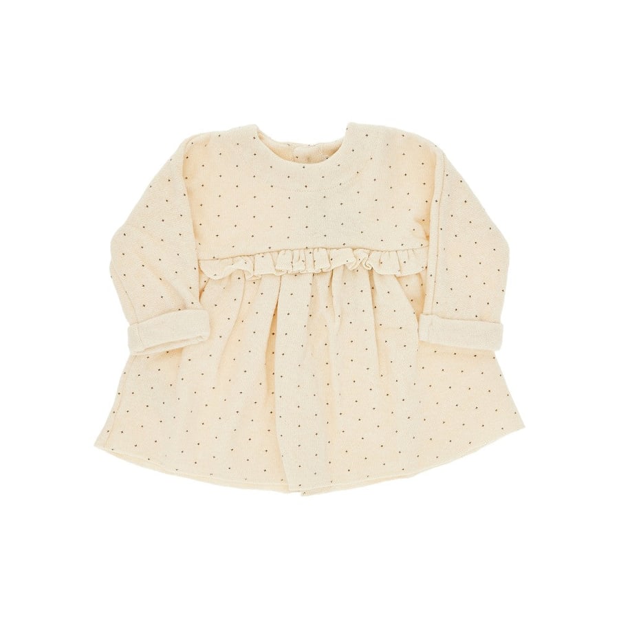 1 + IN THE FAMILY Mini abito in maglia con stelline stampate, view 2