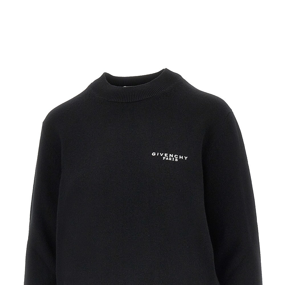 Givenchy Pullover in lana e cachemire con ricamo, view 2