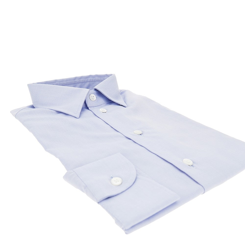 Emporio Armani Camicia in cotone microarmaturato, view 2