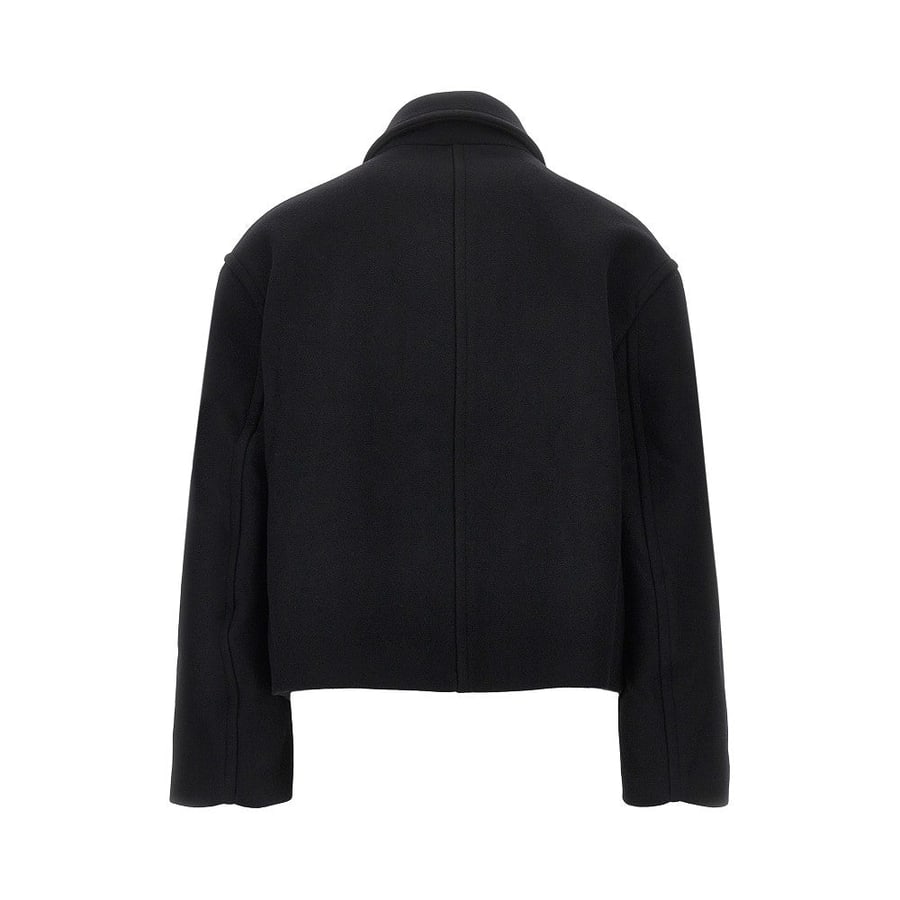 STUDIO NICHOLSON Cappotto corto in double con zip, view 3