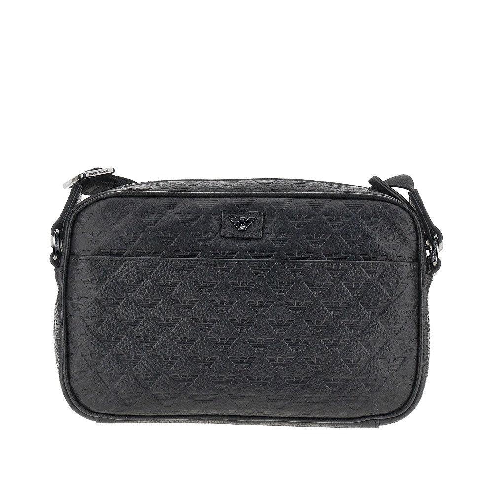 Emporio Armani Borsa a tracolla in pelle con motivo Eagle