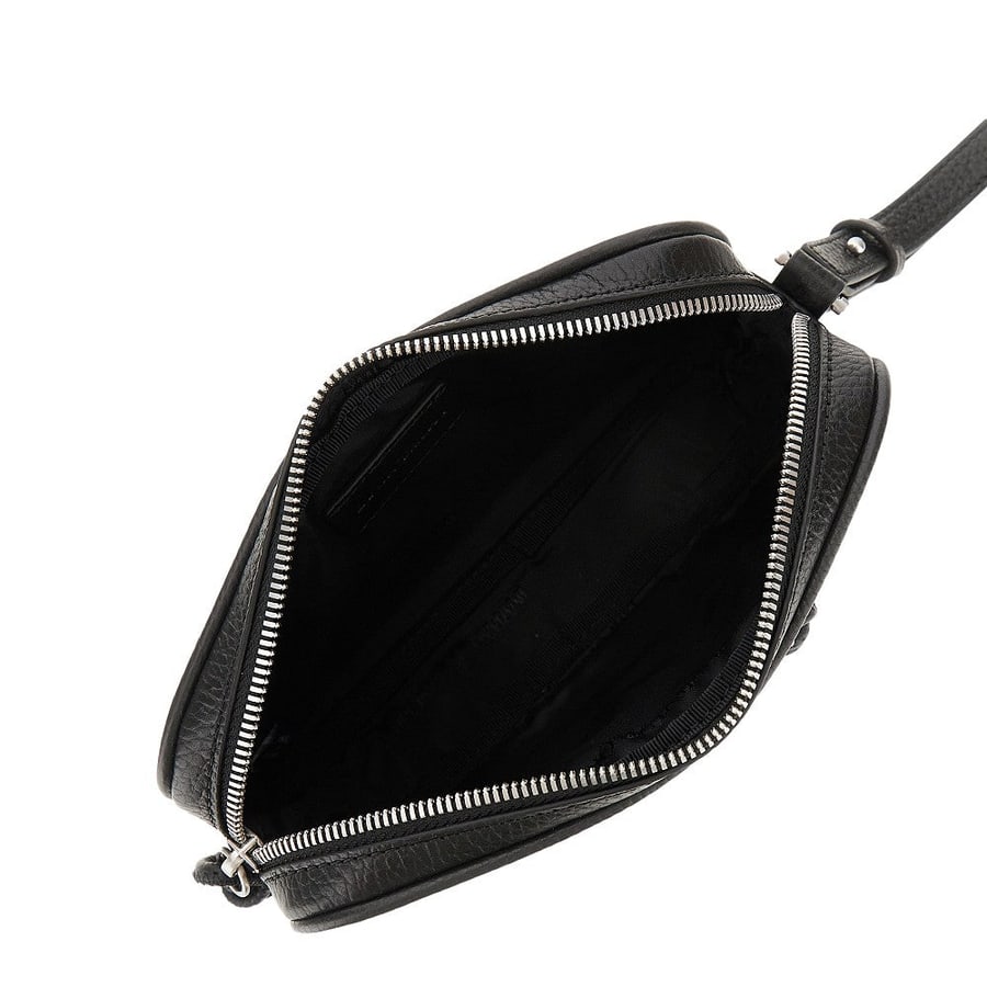 Emporio Armani Pouch in pelle martellata, view 3