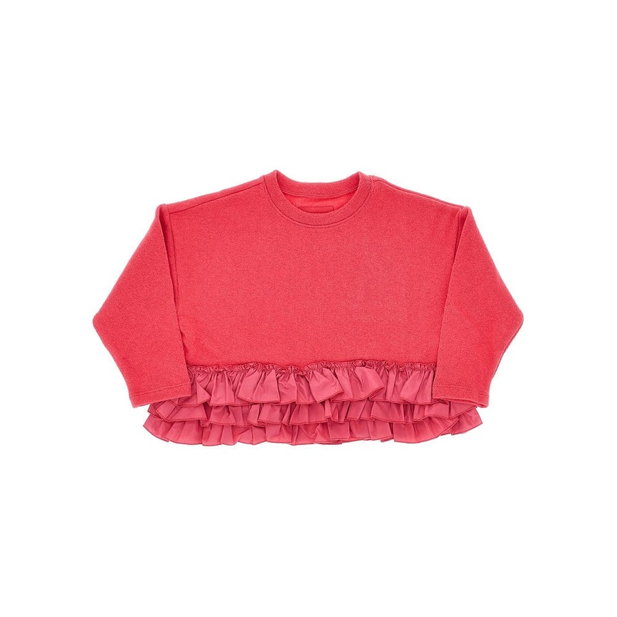 MADILLY Pullover in misto cotone con ruches