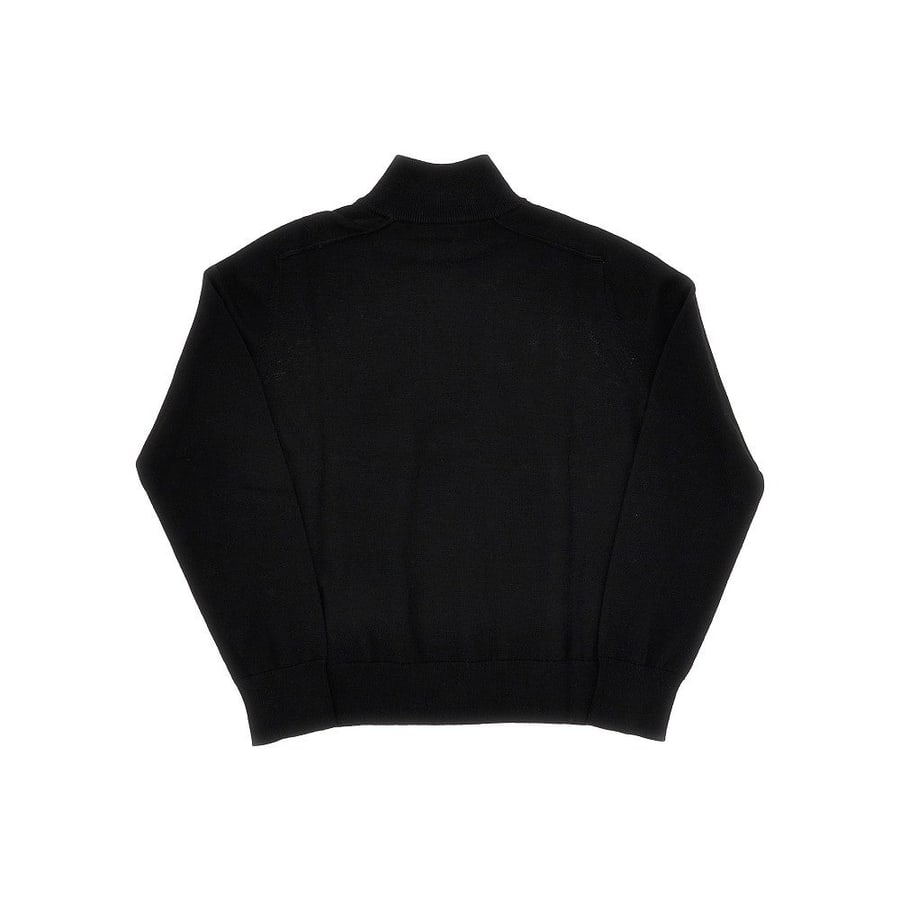Burberry Pullover in lana con mezza zip, view 2