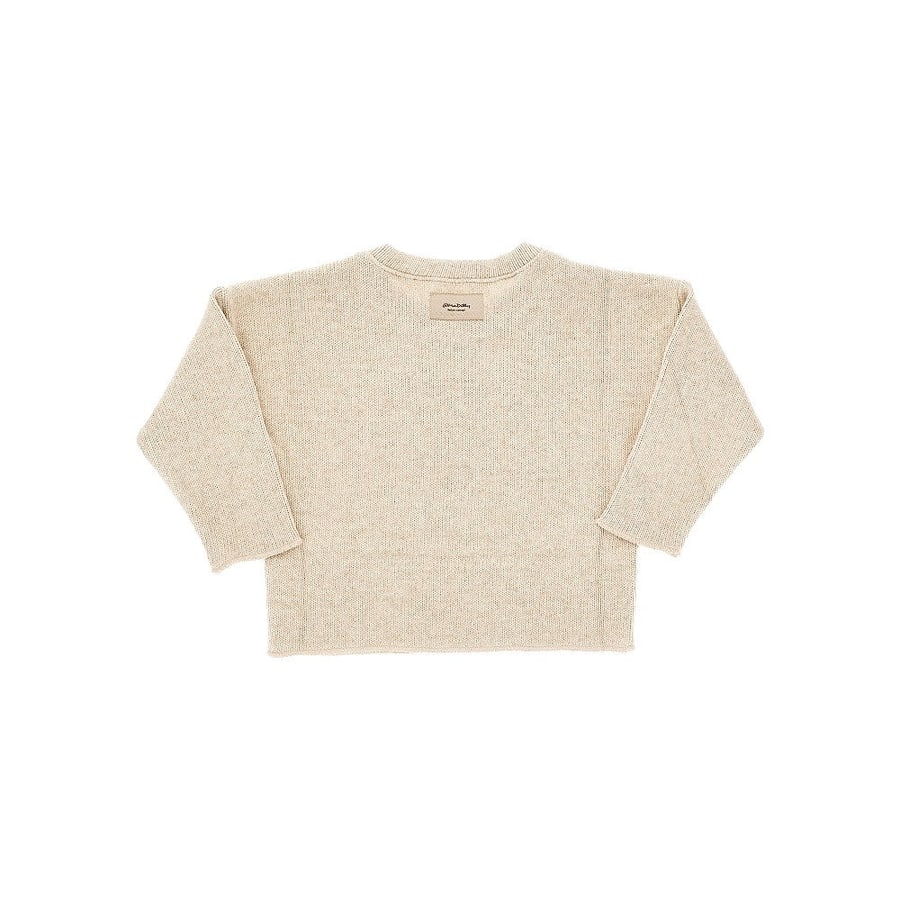 MADILLY Pullover in misto cotone con applicazione, view 2