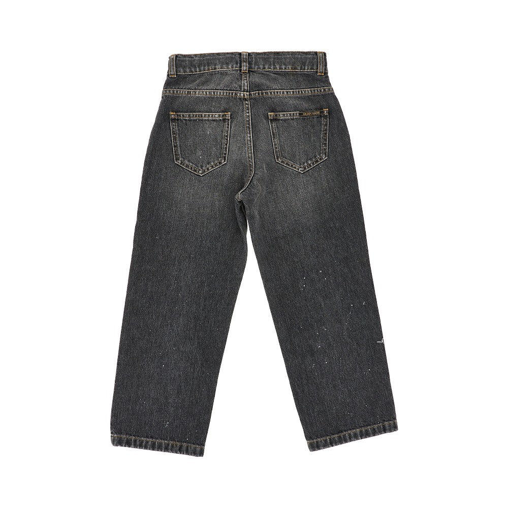 Golden Goose Jeans in denim di cotone slavato, view 2
