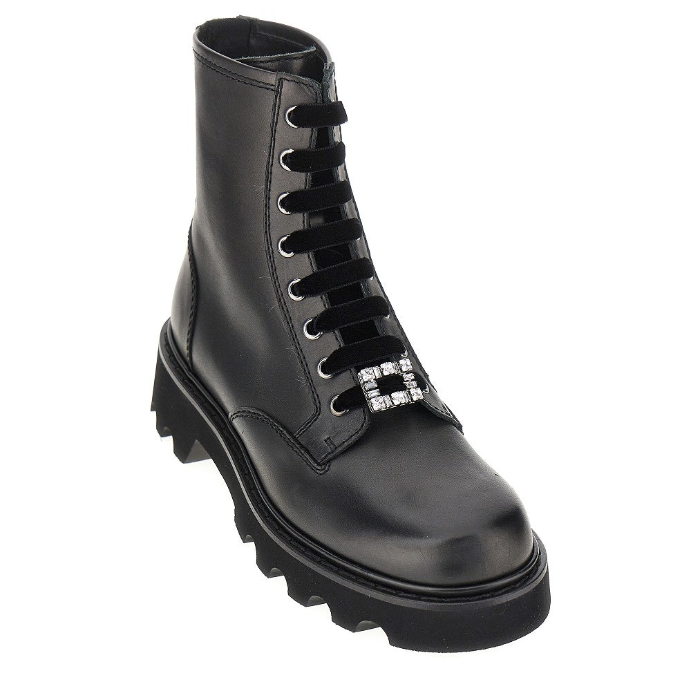 Roger Vivier Stivaletti Viv' Rangers Truck in pelle, view 2