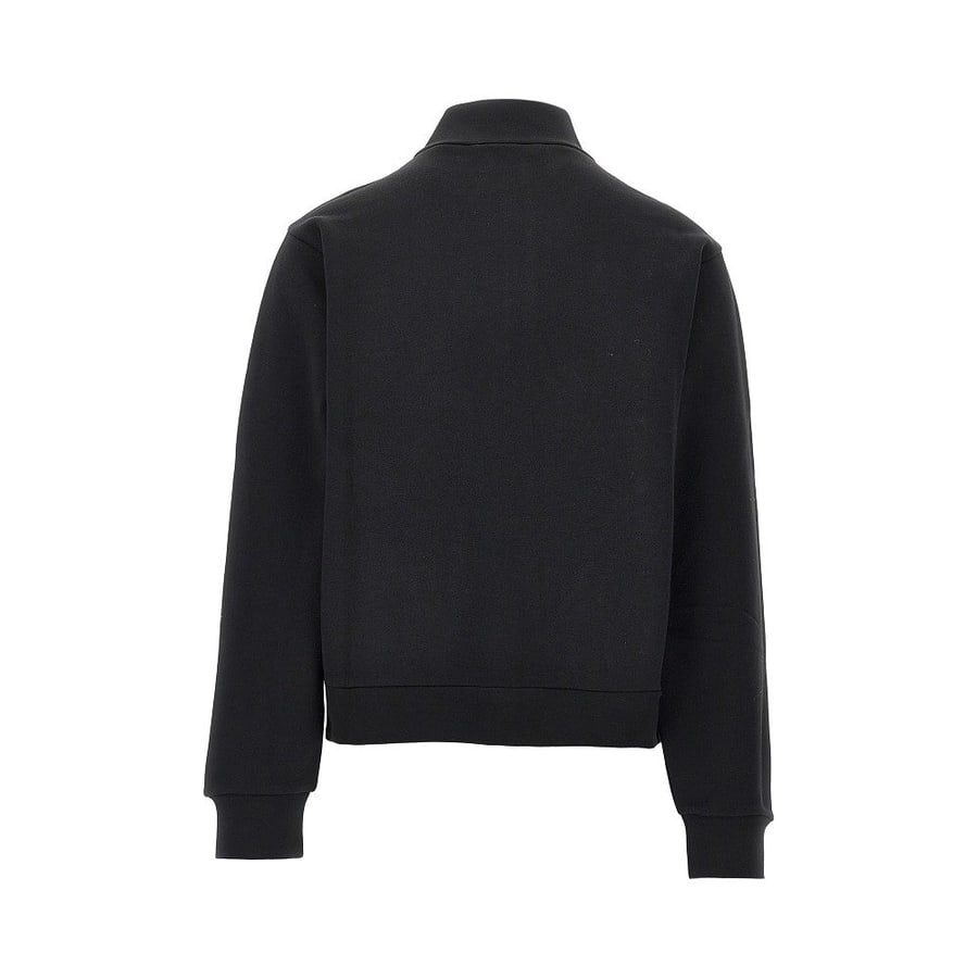 Moncler Felpa in cotone con patch logo, view 3