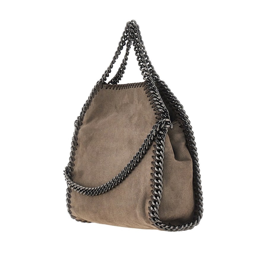 Stella McCartney Borsa Falabella Tiny in Alter Suede, view 2