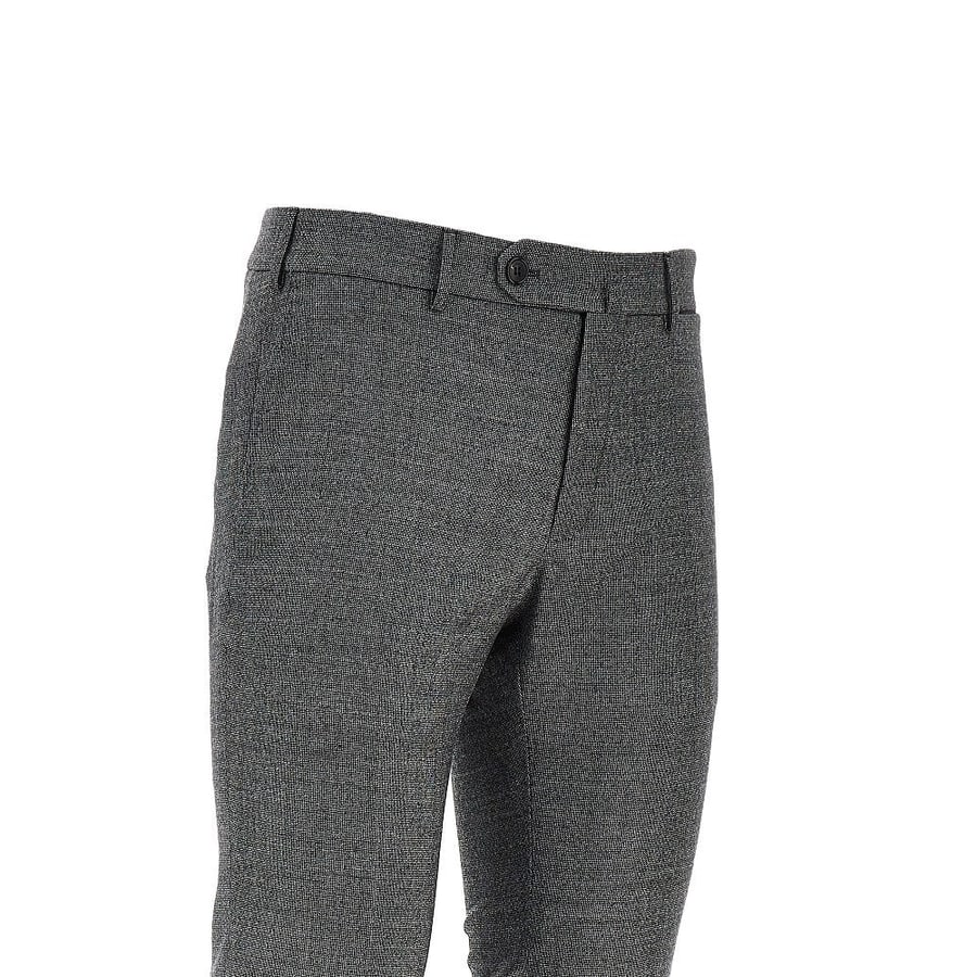 INCOTEX Pantalone 'Pattern 30' in lana stretch, view 2