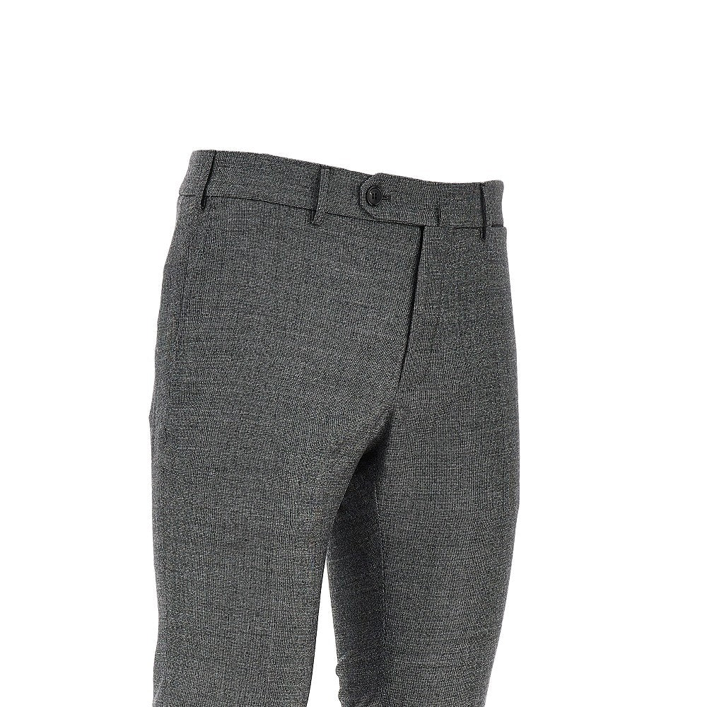 INCOTEX Pantalone 'Pattern 30' in lana stretch, view 2