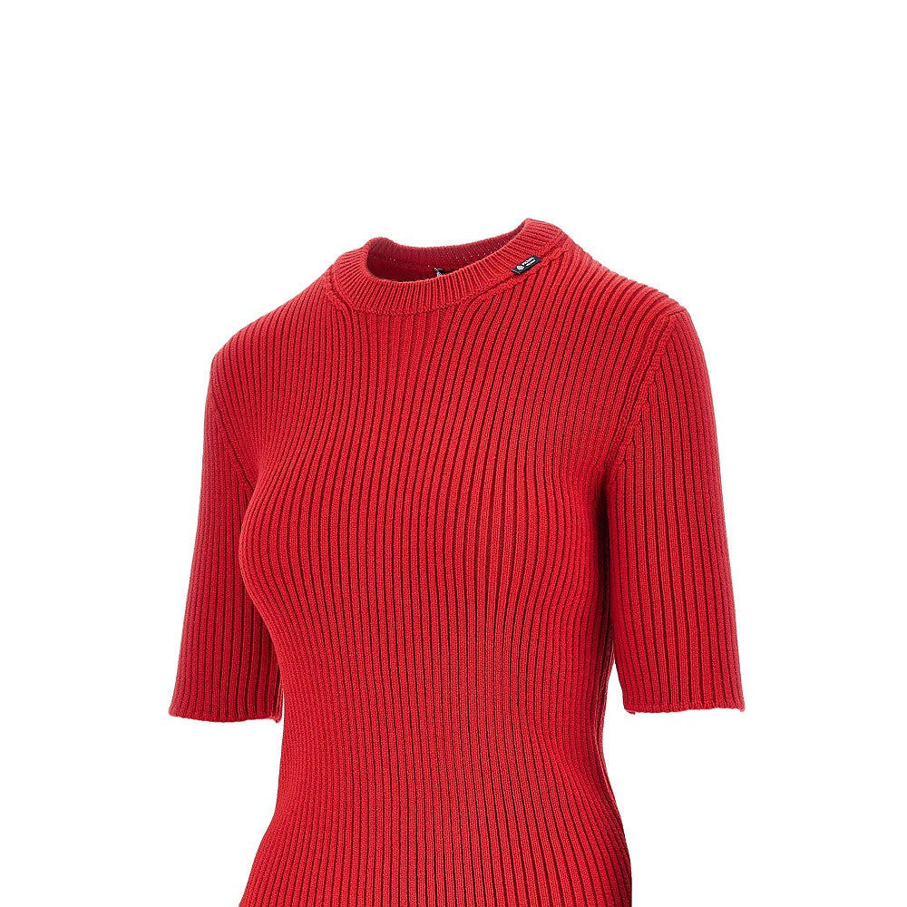 Prada Pullover in lana a costine, view 2