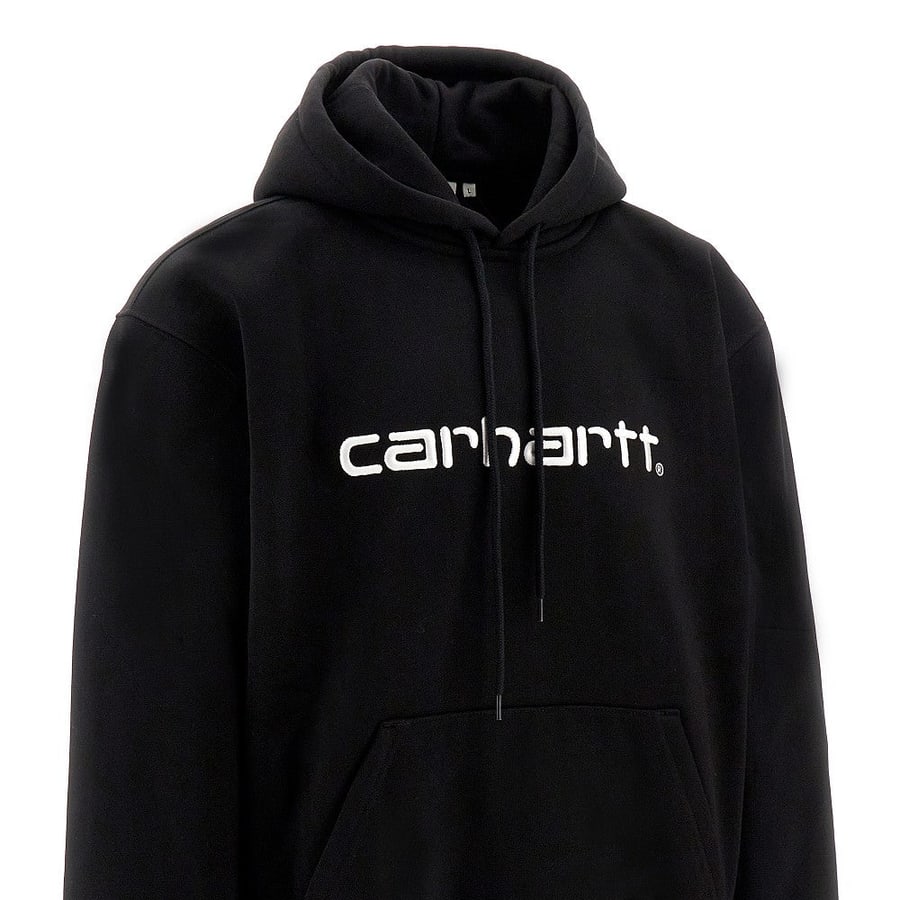 Carhartt WIP Felpa con cappuccio e logo ricamato, view 2