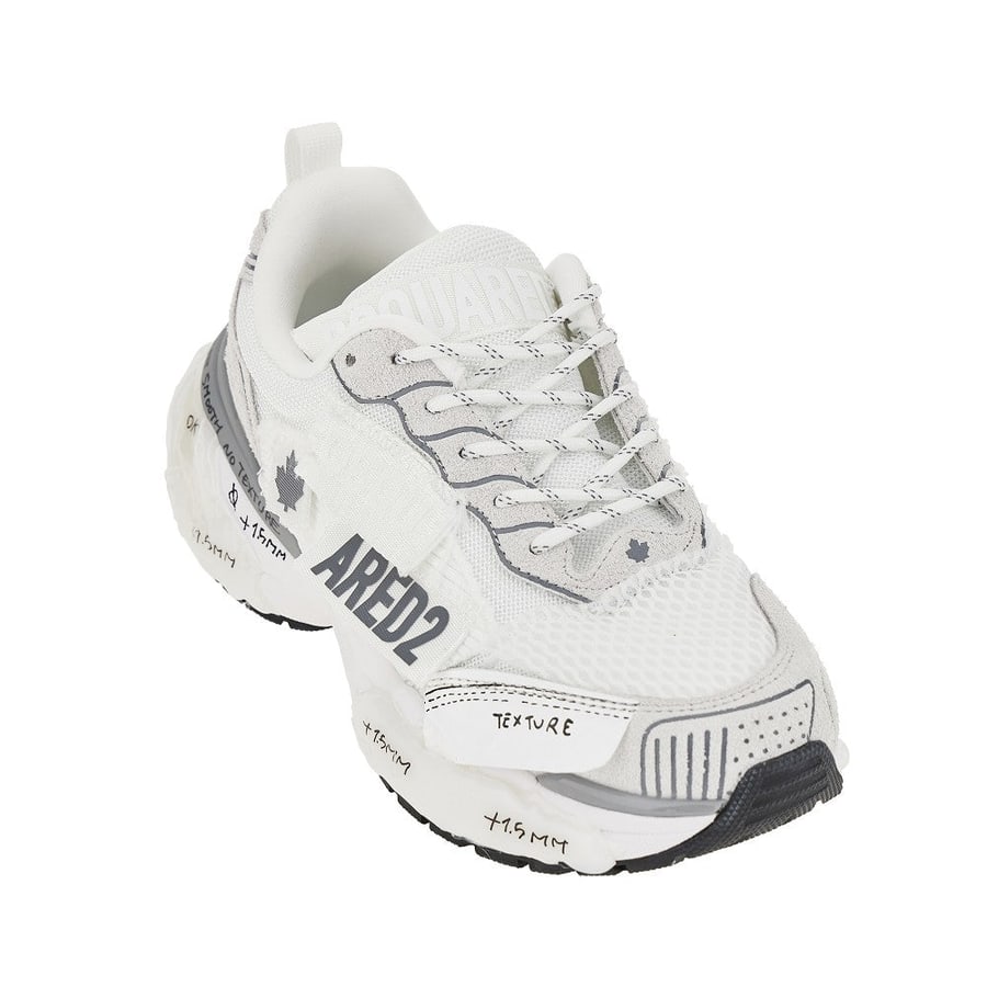 Dsquared2 Sneakers 'Faster' in mesh e suede, view 2