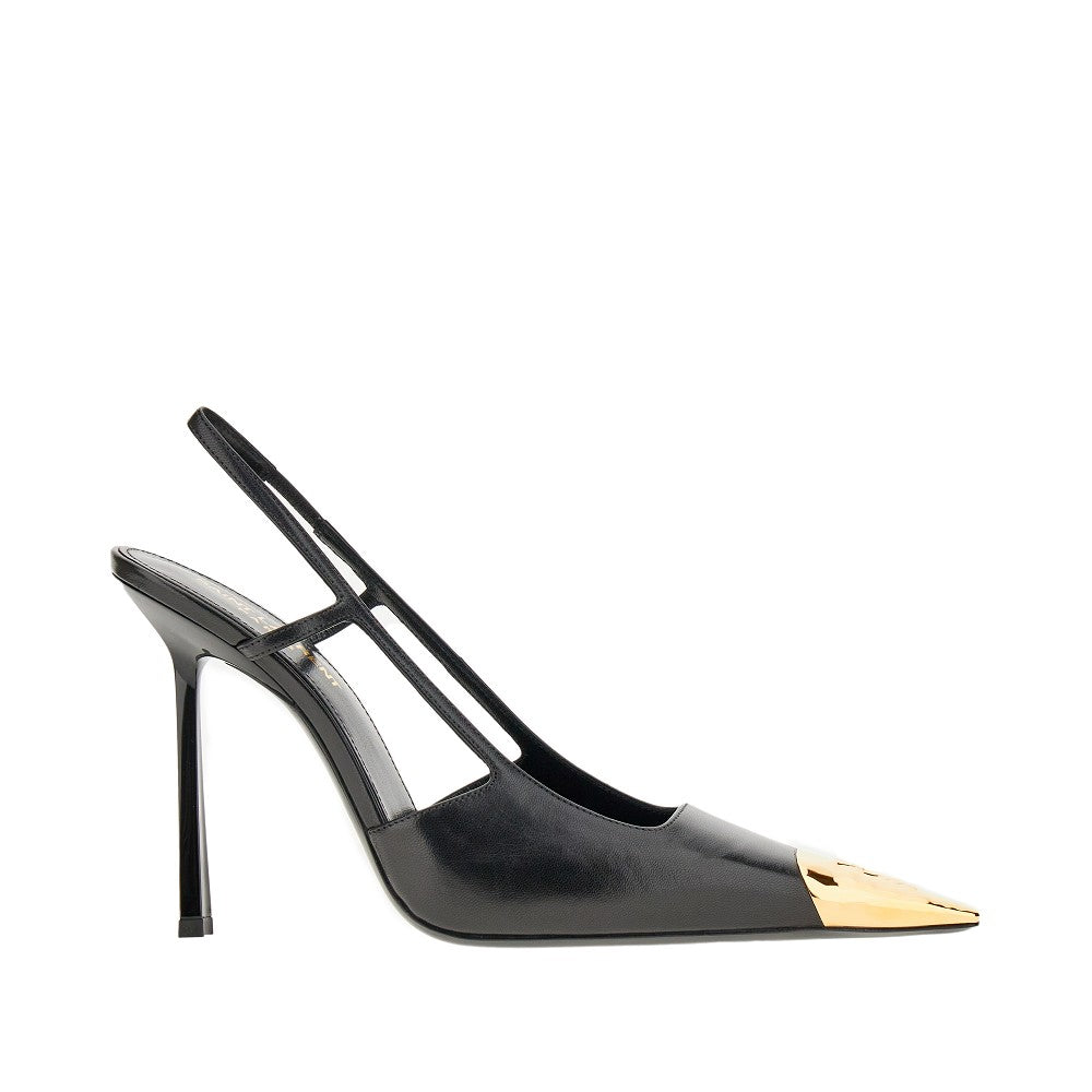 Saint Laurent Décolleté slingback 'Jeanne' in nappa