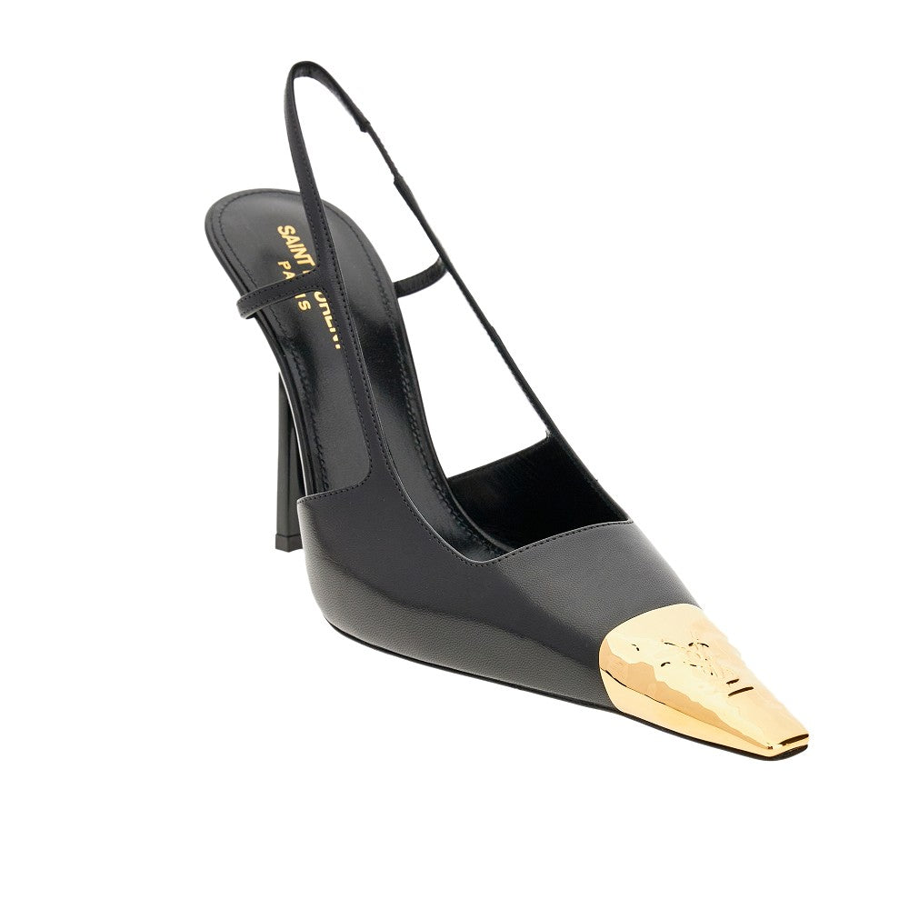 Saint Laurent Décolleté slingback 'Jeanne' in nappa, view 2