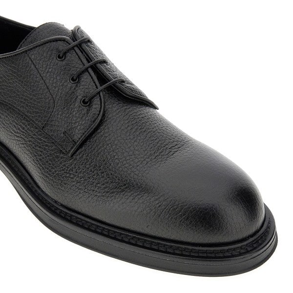 Emporio Armani Stringate in pelle martellata, view 2