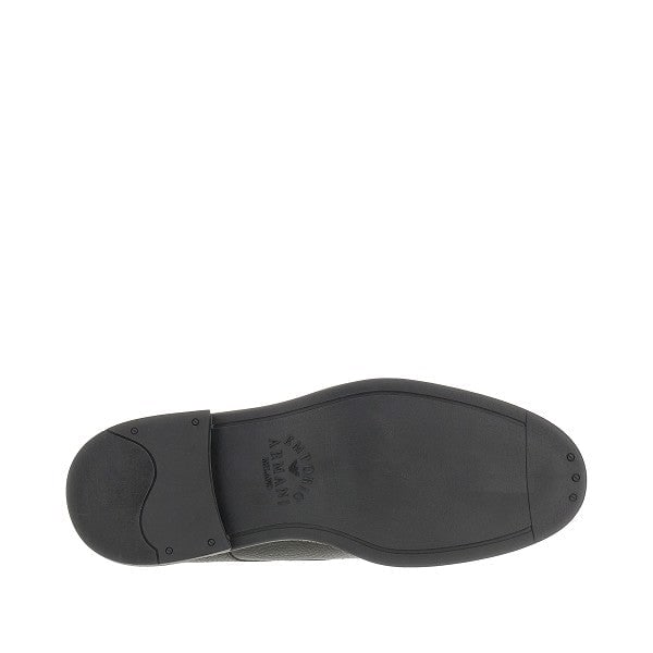 Emporio Armani Stringate in pelle martellata, view 5