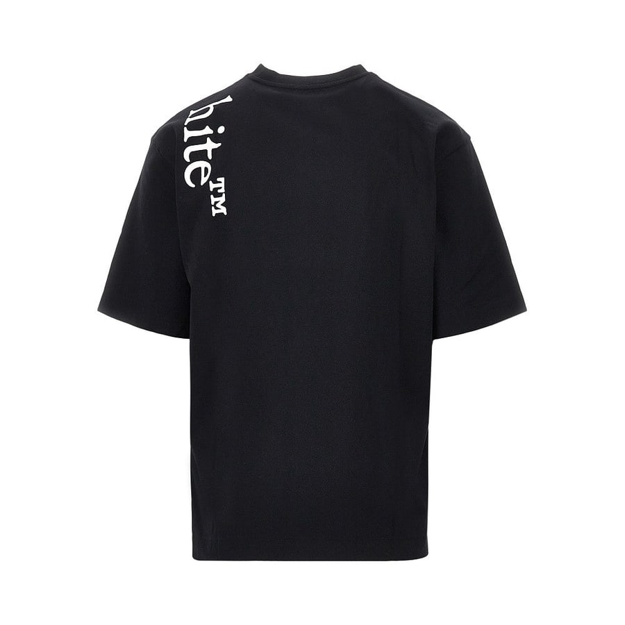 Off-White T-shirt in cotone 'Vertical Bookish Skate', view 3