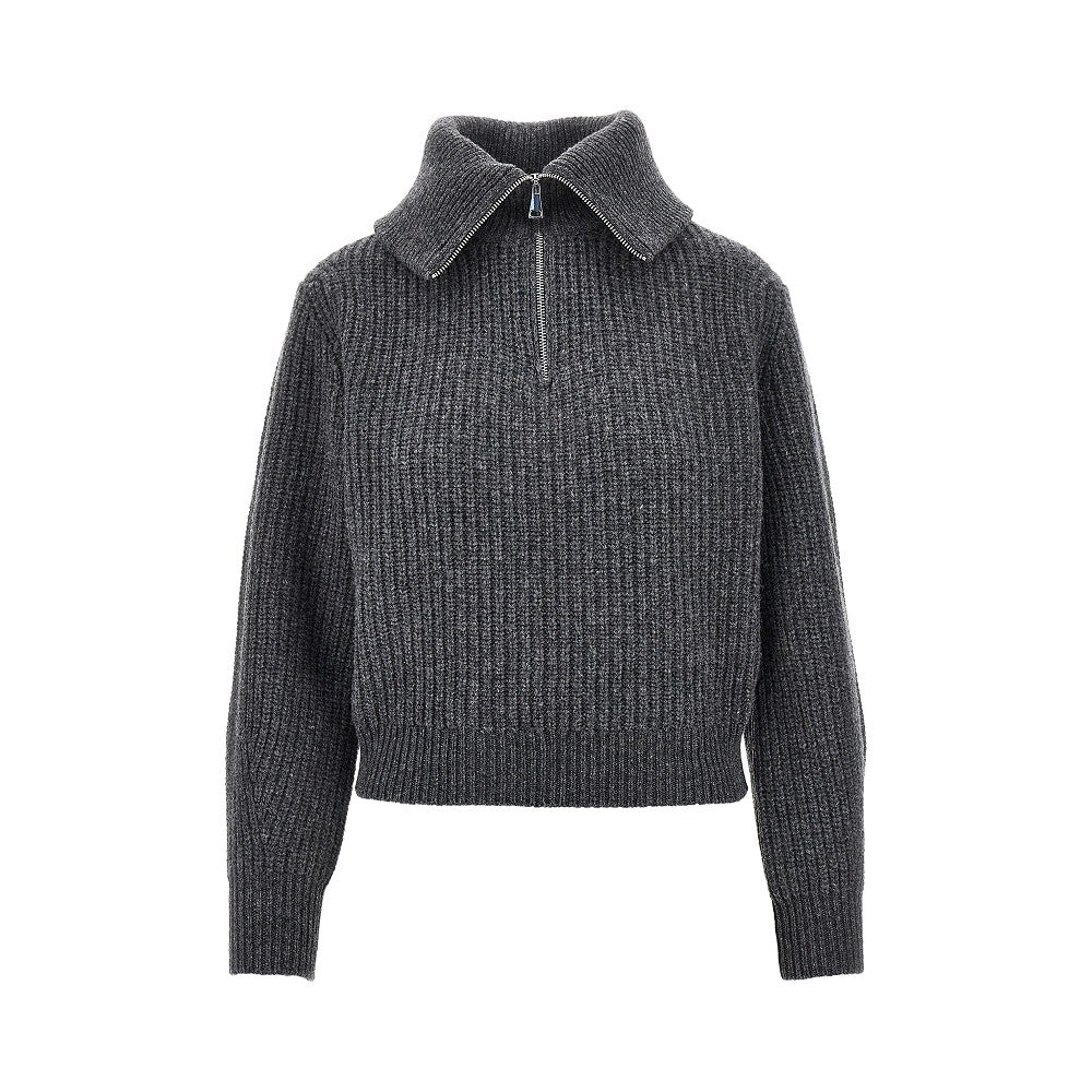 Weekend Max Mara Pullover in lana con zip