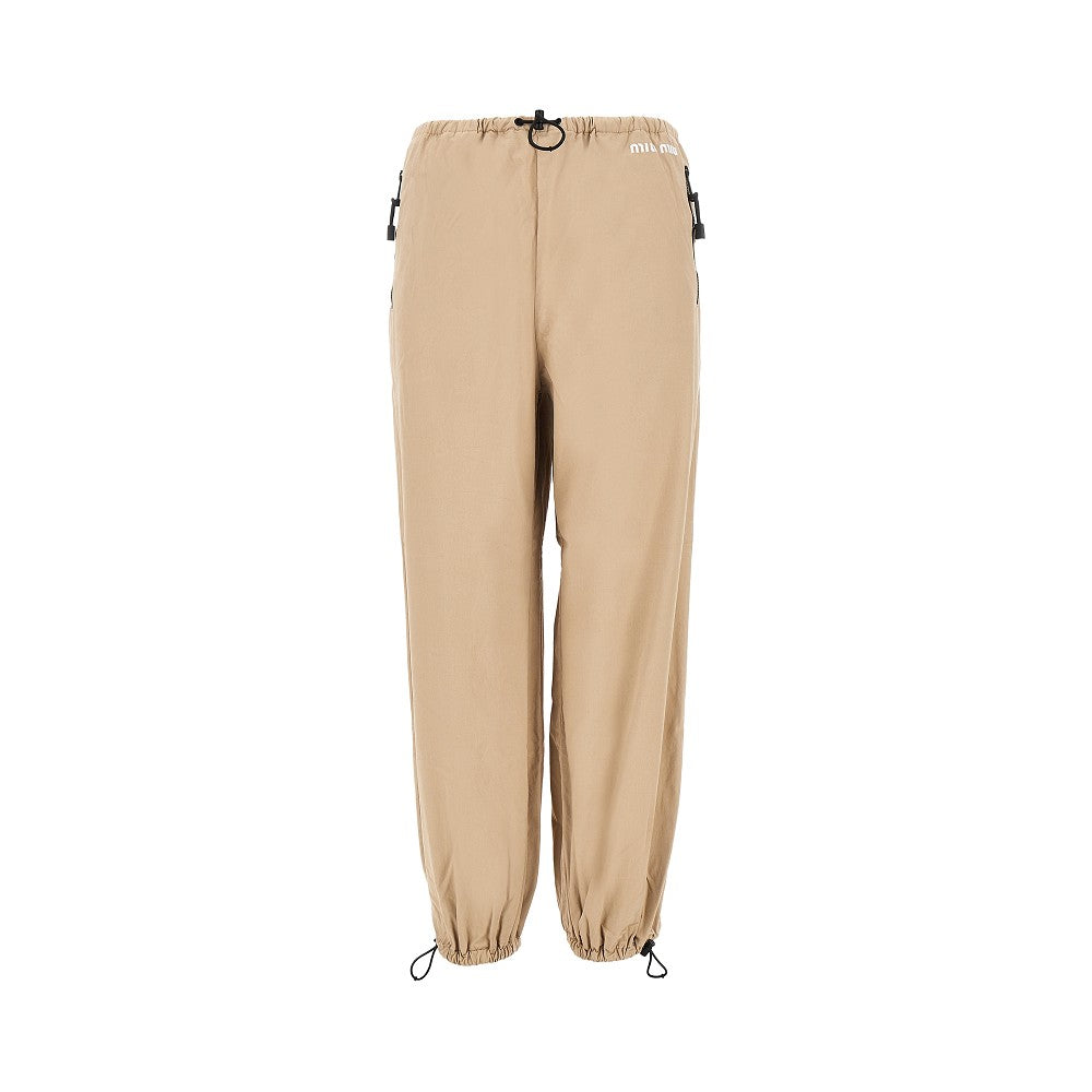 Miu Miu Pantalone in gabardine washed