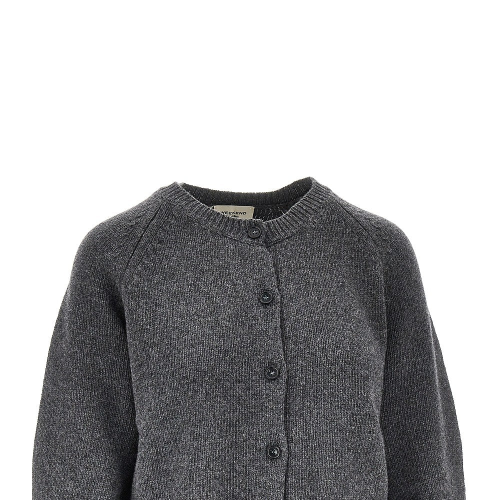Weekend Max Mara Cardigan corto in lana, view 2