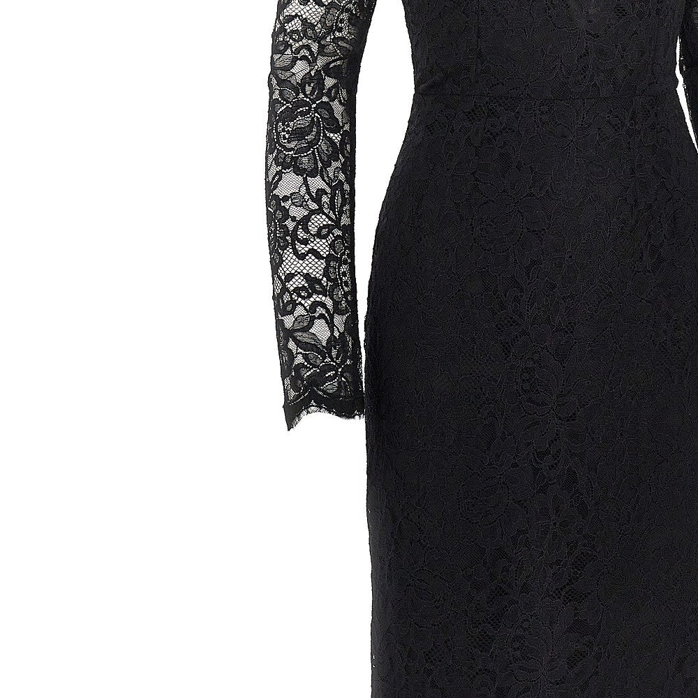 Dolce & Gabbana Abito midi in pizzo cordonetto, view 2