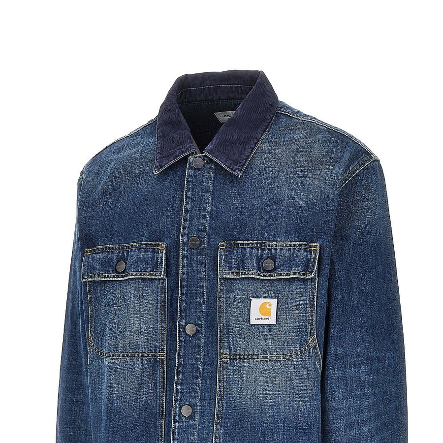 Carhartt WIP Overshirt 'Oakland' in denim, view 2