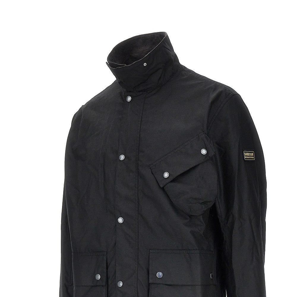 BARBOUR INTERNATIONAL Giacca 'Brake Line Wax' in cotone, view 2