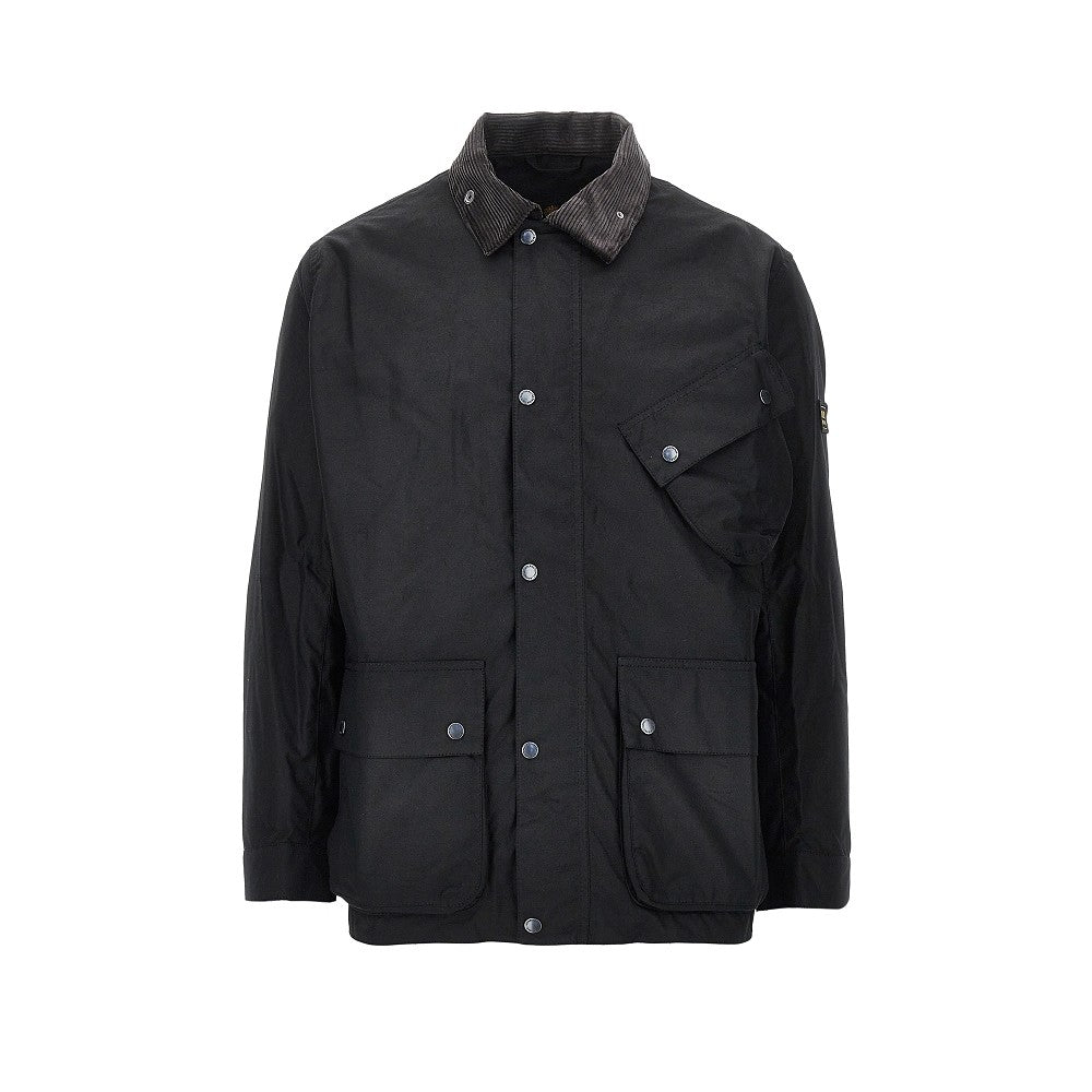 BARBOUR INTERNATIONAL Giacca 'Brake Line Wax' in cotone