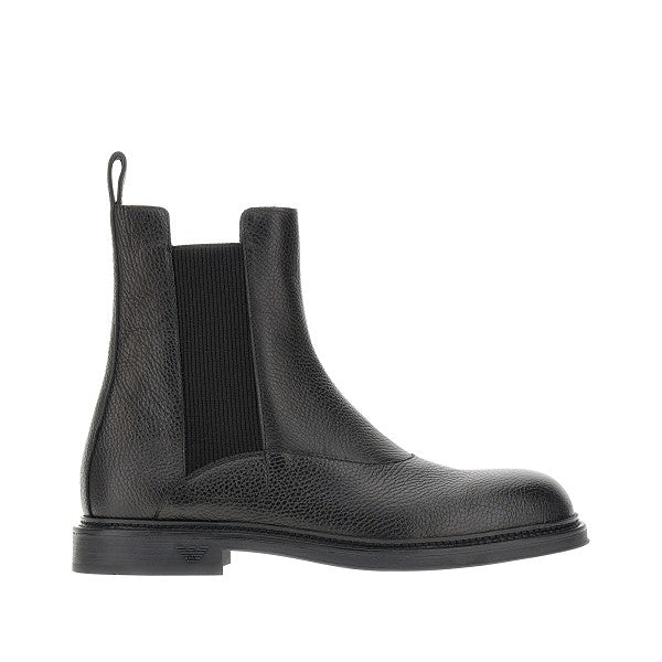 Emporio Armani Stivaletti Chelsea in pelle martellata