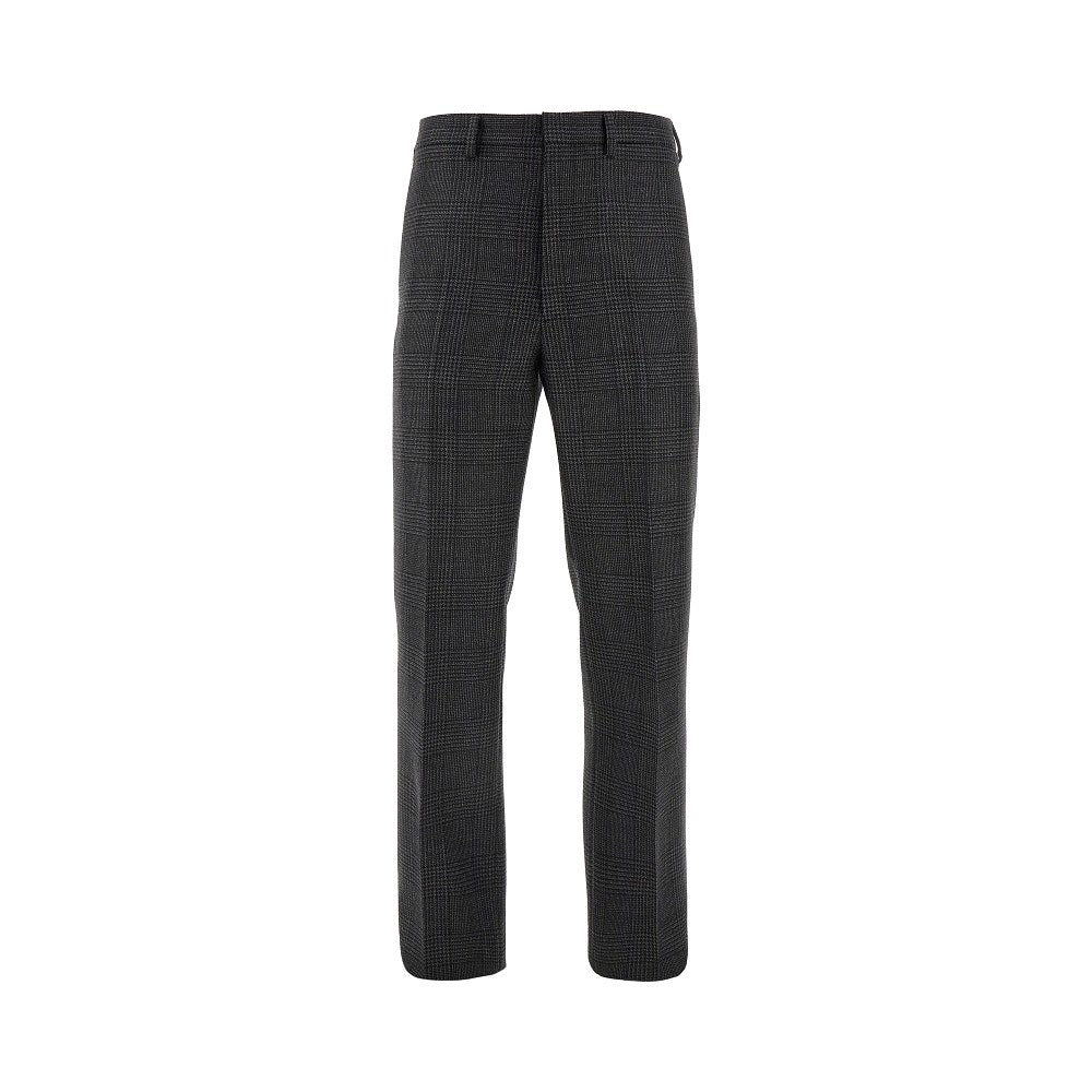 Prada Pantalone in lana Principe di Galles