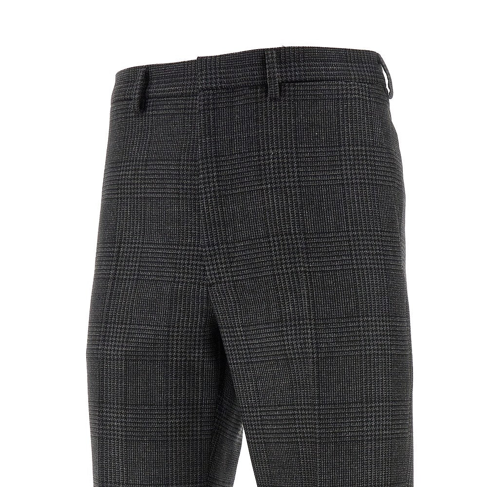 Prada Pantalone in lana Principe di Galles, view 2