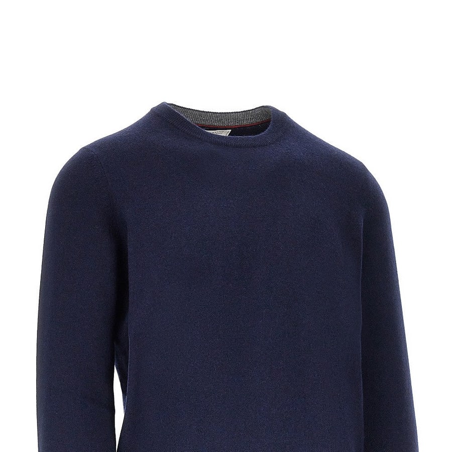 Brunello Cucinelli Pullover girocollo in cachemire, view 2