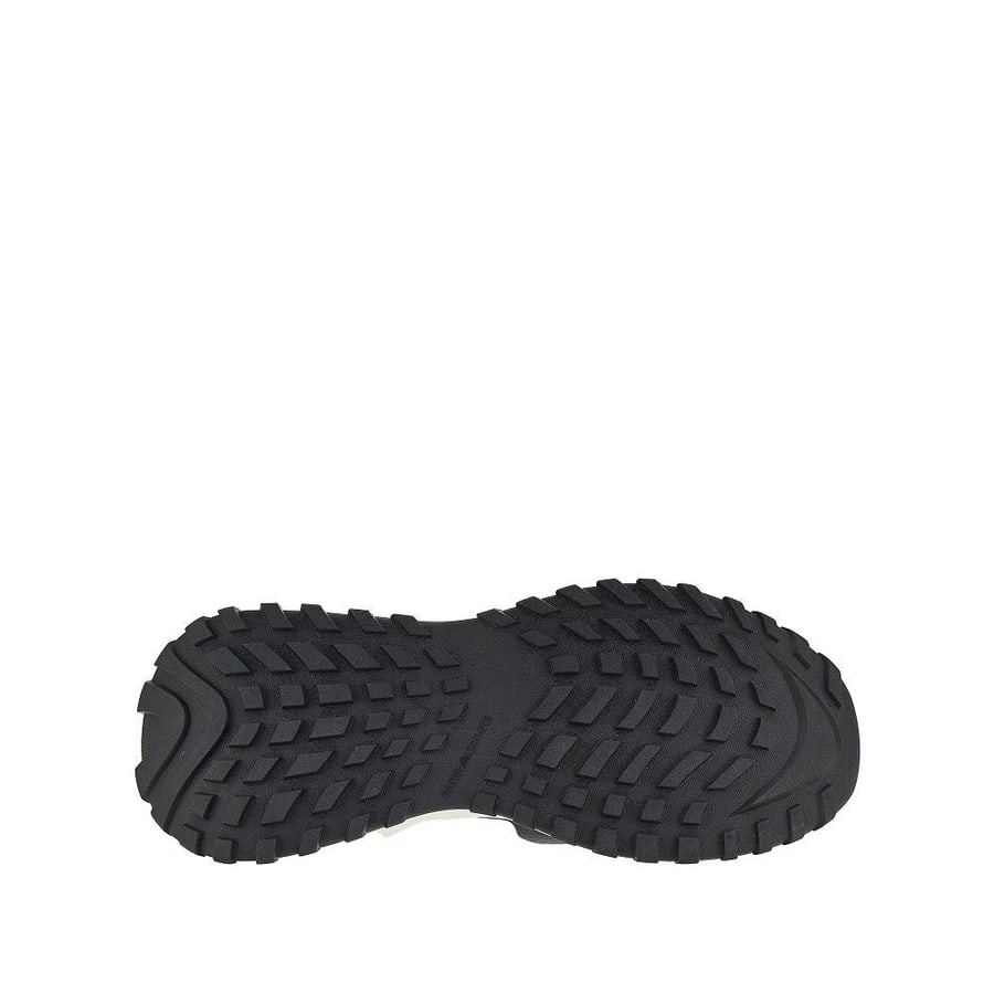 Emporio Armani Sneakers in pelle granata con logo, view 5