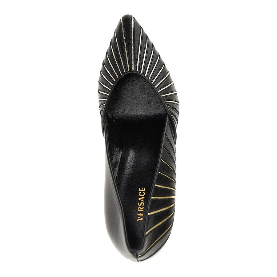 Versace Décolleté 'Gianni' in nappa, view 4