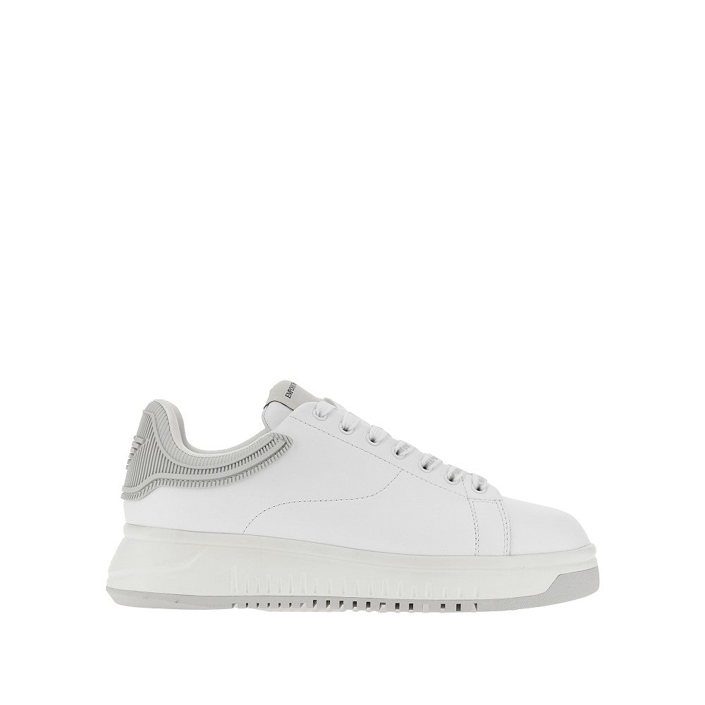 Emporio Armani Sneakers in pelle con logo Eagle