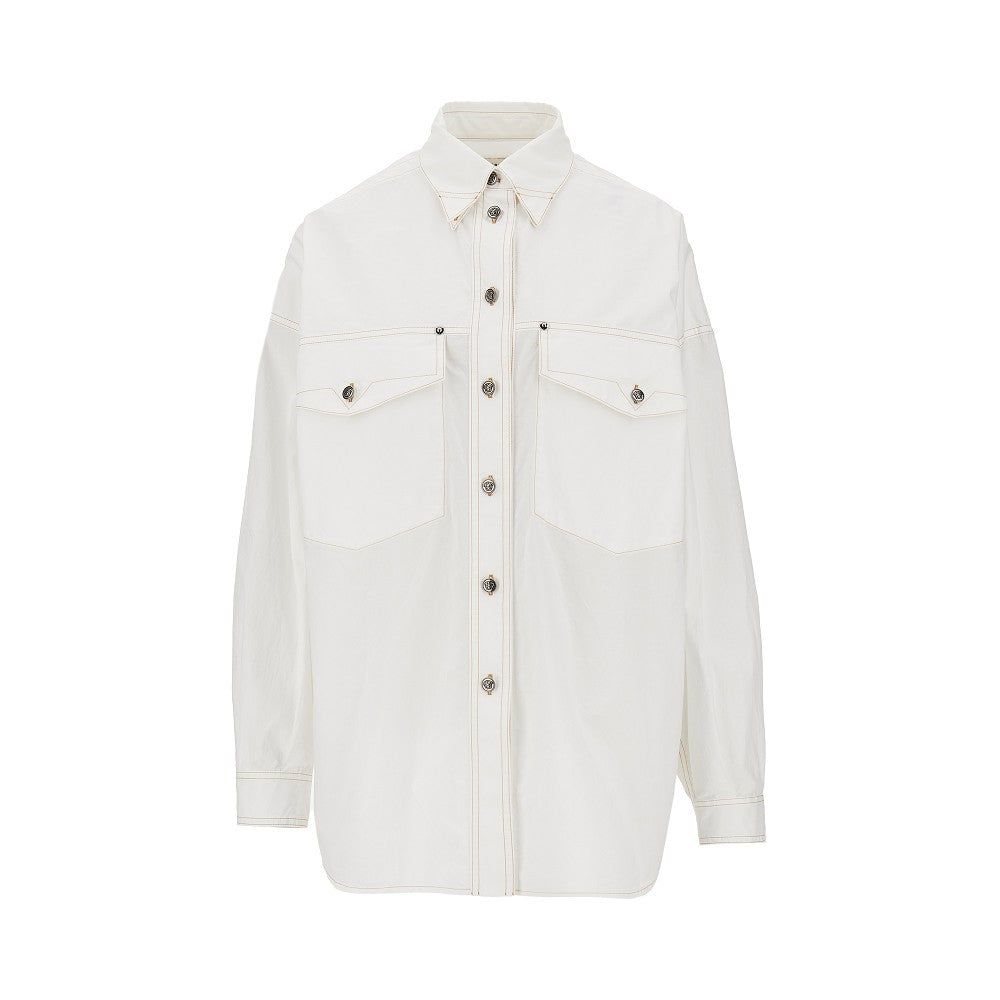 Versace Camicia in popeline di cotone