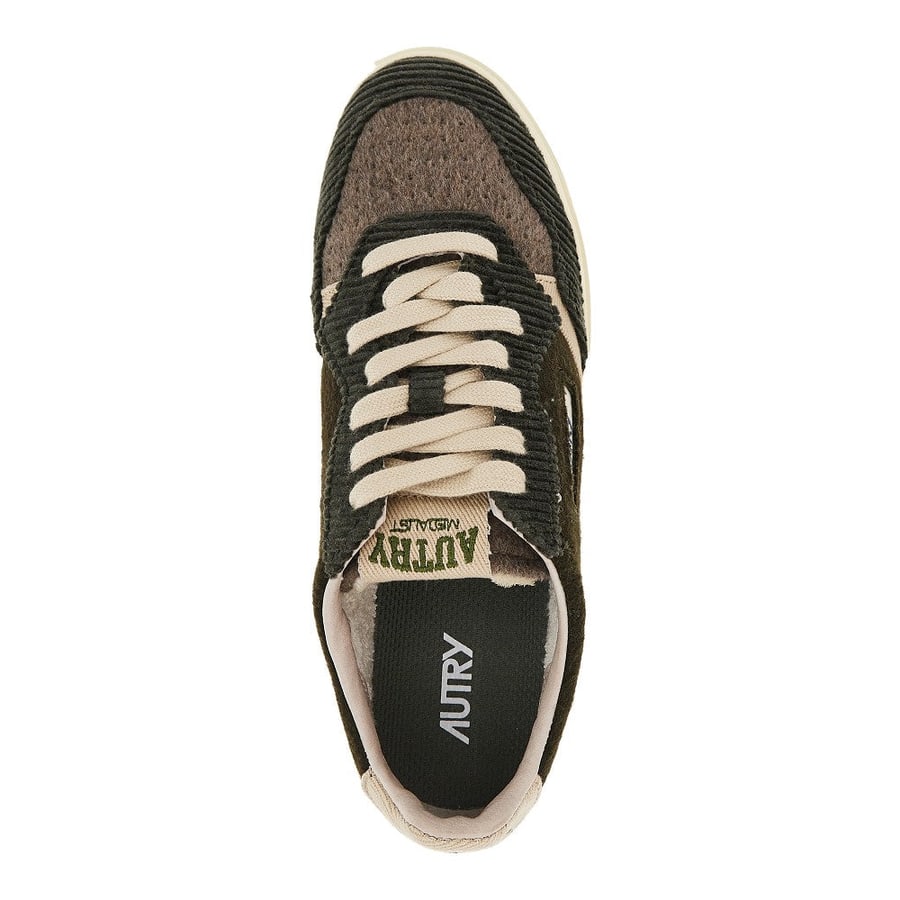 Autry Sneakers Medalist Low in feltro e velluto, view 4