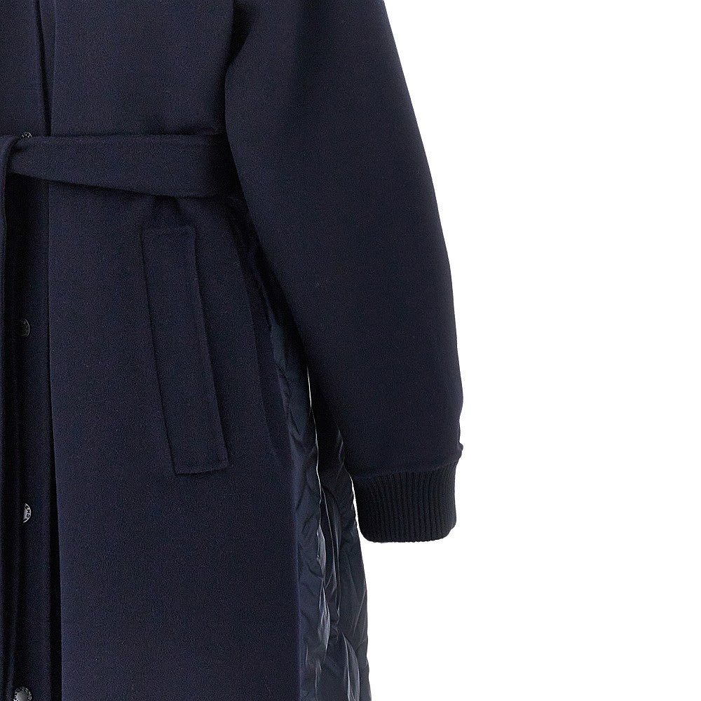 Weekend Max Mara Cappotto in lana vergine e nylon, view 2