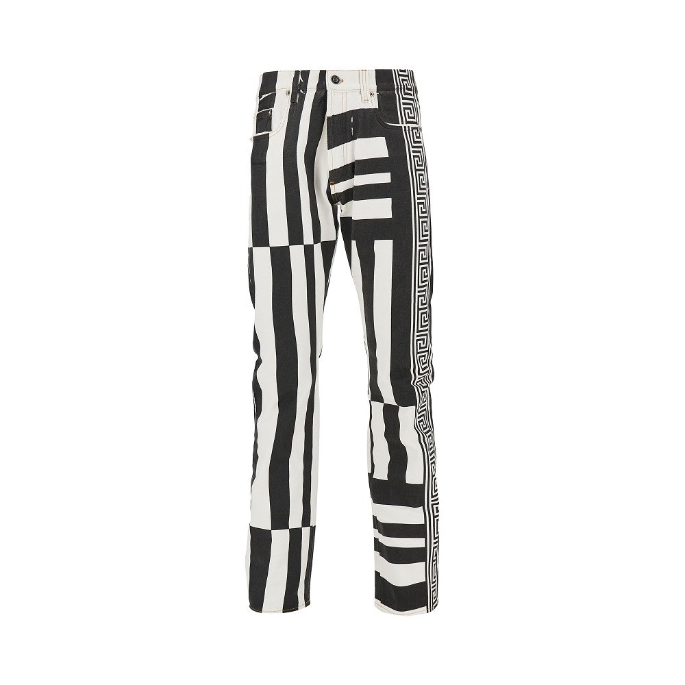 Versace Jeans in denim con stampa Sylvester