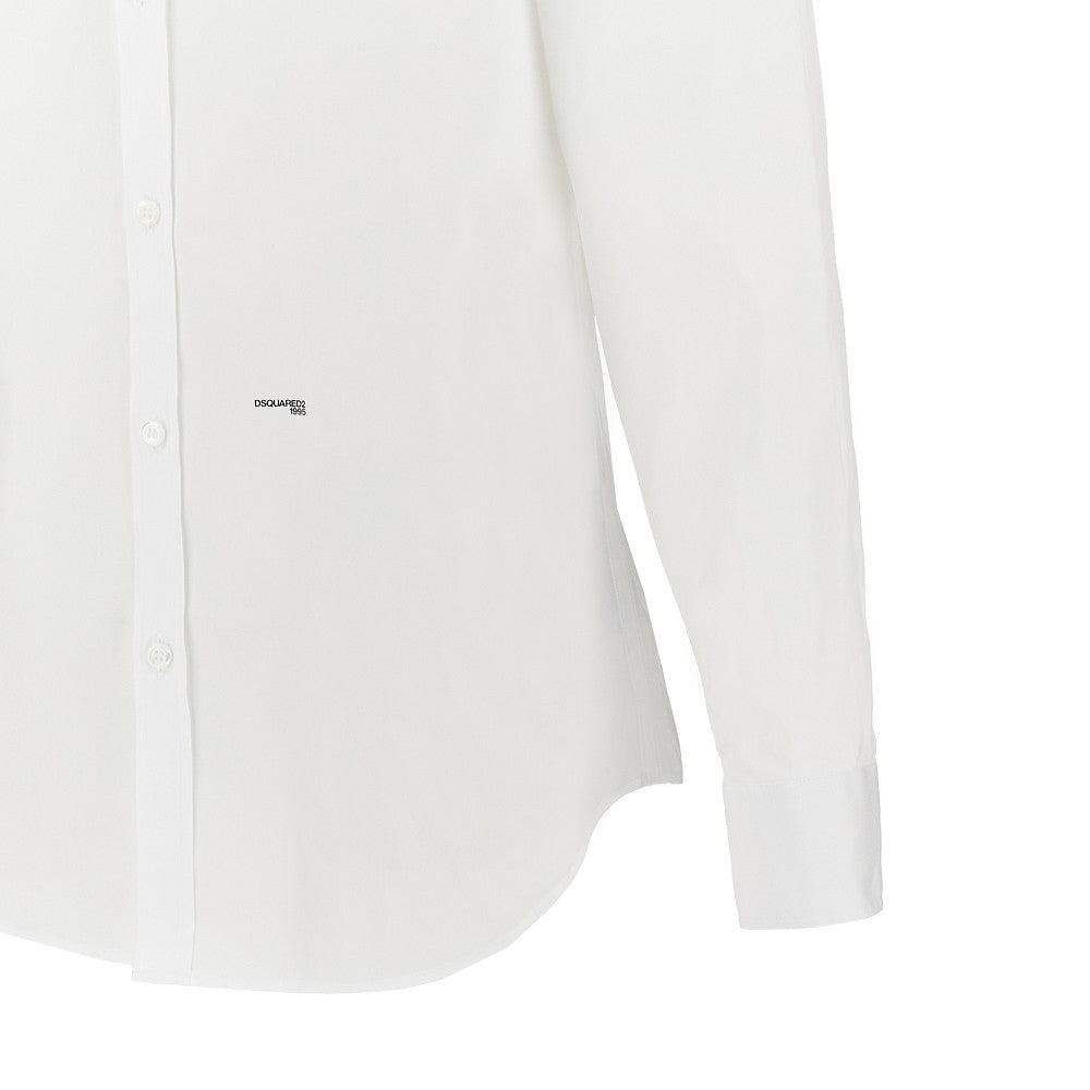 Dsquared2 Camicia in popeline di cotone stretch, view 2