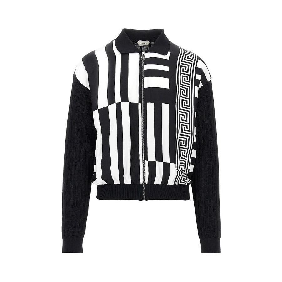 Versace Cardigan con stampa Sylvester