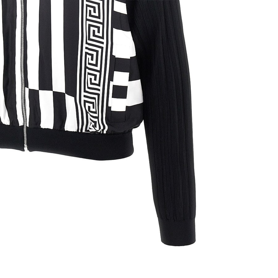 Versace Cardigan con stampa Sylvester, view 4