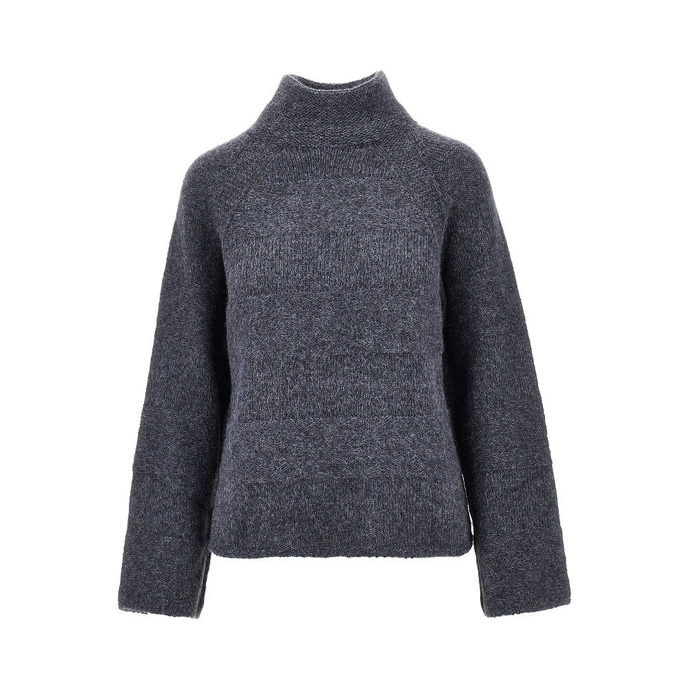 Emporio Armani Pullover in maglia con motivo a coste