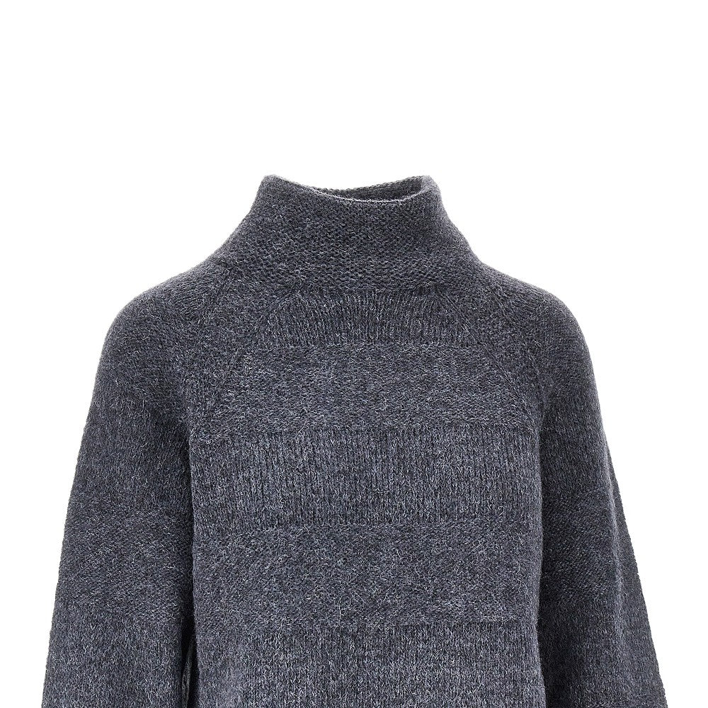 Emporio Armani Pullover in maglia con motivo a coste, view 2