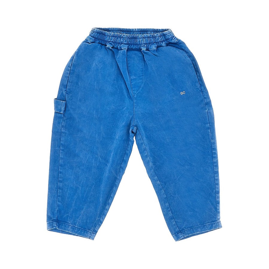 BOBO CHOSES Pantalone in cotone stretch con logo