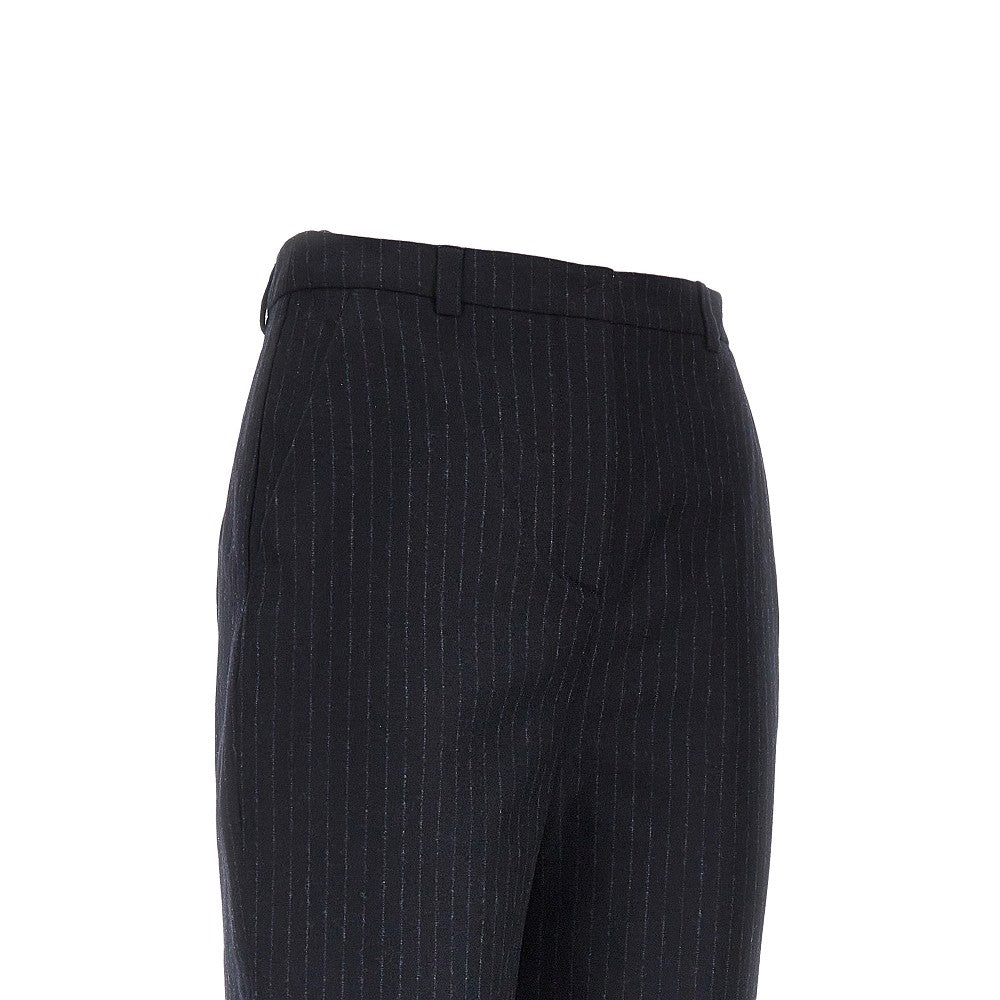 Emporio Armani Pantalone in misto lana con motivo gessato, view 2