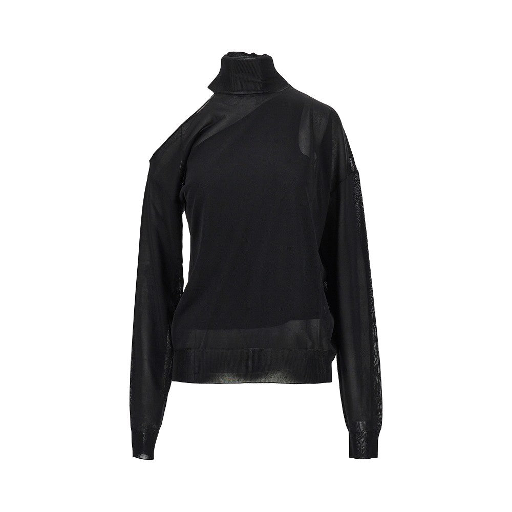 Fendi Top in organza di seta