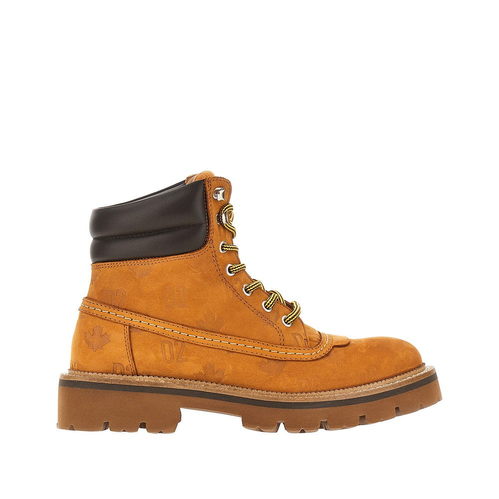 Dsquared2 Stivaletti 'D2 Monogram' in nabuk